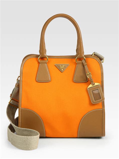 prada orange bag|prada canvas shoulder bag.